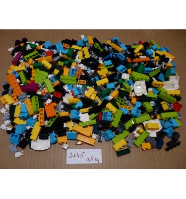 0,5 kg ömlesztett, vegyes ÚJ LEGO® alkatrész (3145)