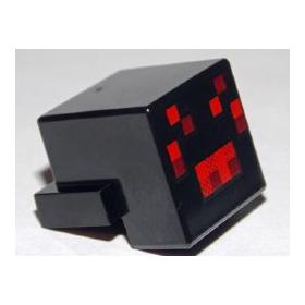 1 x 2 módosított lapos elem - Minecraft pók fej™