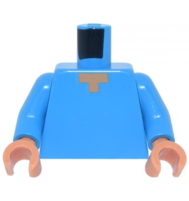 Figura felsőtest kezekkel - mintás/matricás