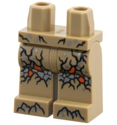 Minifigura láb - mintás/matricás