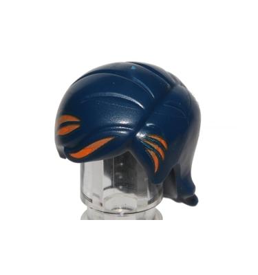 Minifigura haj - mintás/matricás