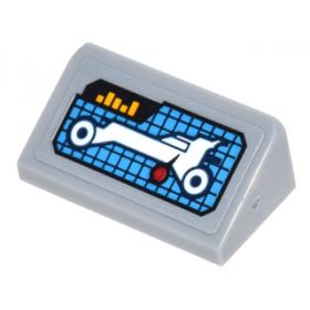 Lejtő 30° 1 x 2 x 2/3 - mintás/matricás™