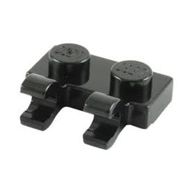 Módosított lapos elem 1 x 2, 2 nyitott O-klipsszel (vízszintes fogás)™