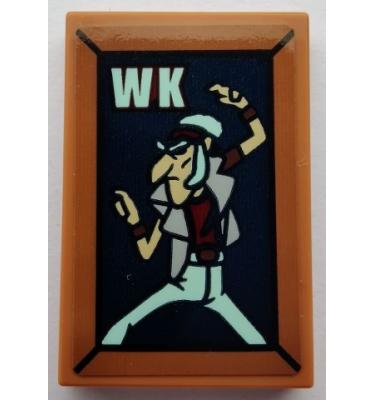 Csempe 2 x 3 - mintás/matricás