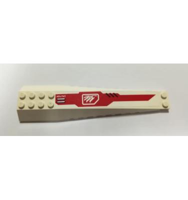 Lejtős elem 16 x 4 - mintás/matricás