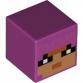 Minifigura fej - Minecraft Hedwig