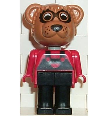 Lego Fabuland mosómedve figura fab12b