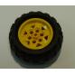 Kerék 43.2mm D. x 26mm, fekete 81.6 x 38 R gumiabronccsal (Technic Racing)