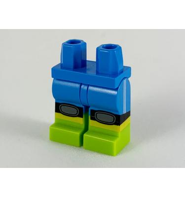 Minifigura láb - mintás/matricás