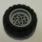 Kerék 43.2mm D. x 26mm, fekete 81.6 x 38 R gumiabronccsal (Technic Racing)