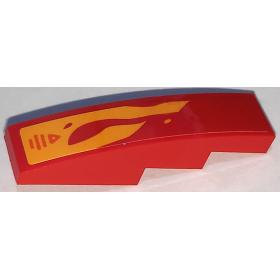 Lejtő, íves 4 x 1 - mintás/matricás™