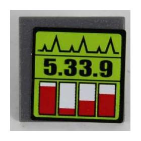 Jelzőtábla 2 x 2 (négyzet) - mintás/matricás™