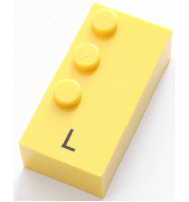Braille-írásos kocka 2 x 4 (L)