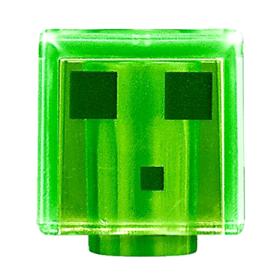 Minifigura fej - Minecraft Slime™