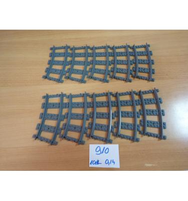 LEGO Vonat, vasút, sín elemek