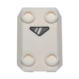 2 x 3 módosított lapos elem fogóval - mintás/matricás™