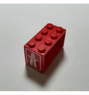 Orsó / csörlő tartó 2 x 4 x 2 - mintás/matricás