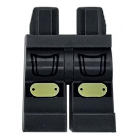 Minifigura láb - mintás/matricás™