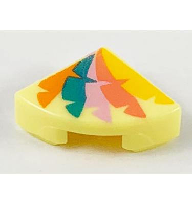 1 x 1 negyed kör csempe - mintás/matricás