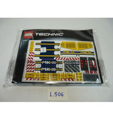 Lego Technic 42055 - CSAK ÖSSZERAKÁSI ÚTMUTATÓ MATRICA ÍVVEL!!