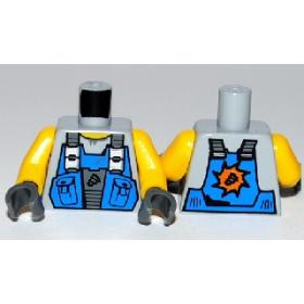 Figura felsőtest kezekkel - mintás/matricás™