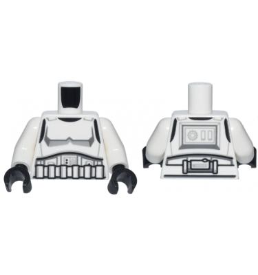 Figura felsőtest kezekkel - mintás/matricás