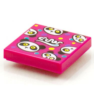 Csempe 2 x 2 - mintás/matricás