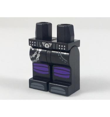 Minifigura csípő és lábak - mintás/matricás