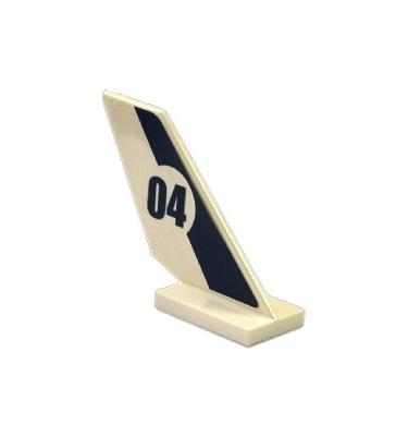 Jármű farok elem 2 x 4 x 6 - MINDKÉT OLDAL MINTÁS / MATRICÁS