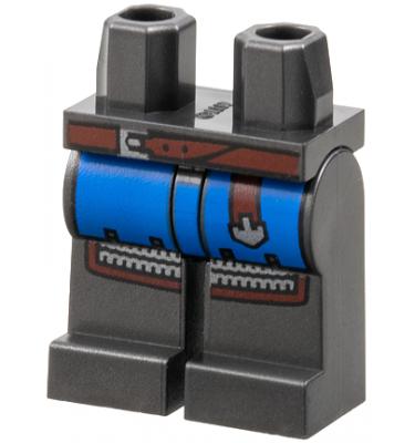 Minifigura láb - mintás/matricás