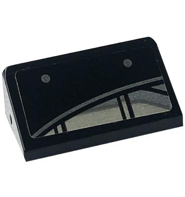 Lejtő 30° 1 x 2 x 2/3 - mintás/matricás