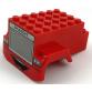 Kamion motorháztető 6 x 7 x 3 2/3 - mintás/matricás