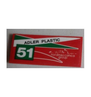 Csempe 2 x 4 - mintás/matricás