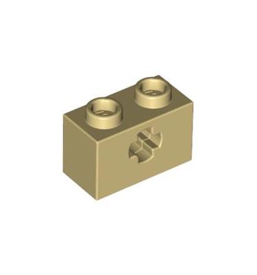 Technic kocka 1 x 2, tengelylyukkal
