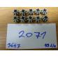 Világosszürke technic fogaskerék elem,3647 - 10 db