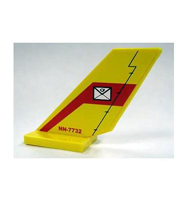Jármű farok elem 2 x 4 x 6 - MINDKÉT OLDAL MINTÁS / MATRICÁS