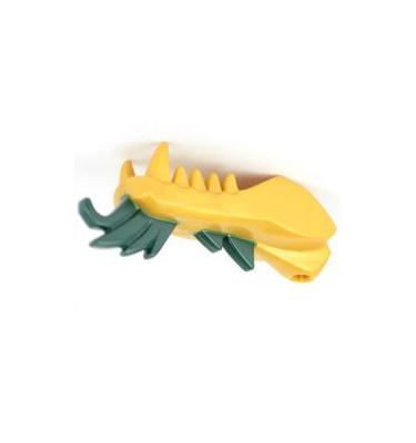 Sárkányfej (Ninjago) alsó állkapocs - mintás/matricás
