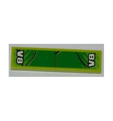 Csempe 1 x 4 - mintás/matricás