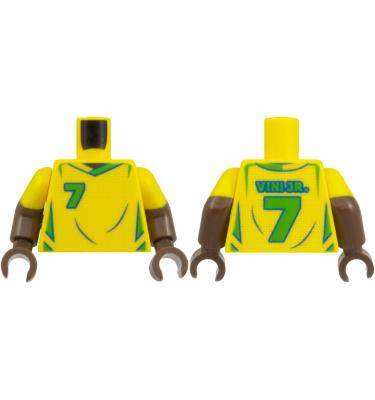Figura felsőtest kezekkel - mintás/matricás