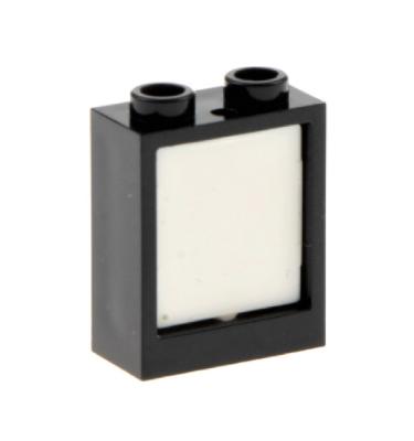 Ablak 1 x 2 x 2, fehér üveggel
