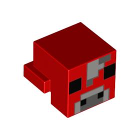 1 x 2 módosított lapos elem - Minecraft gombatehén fej™