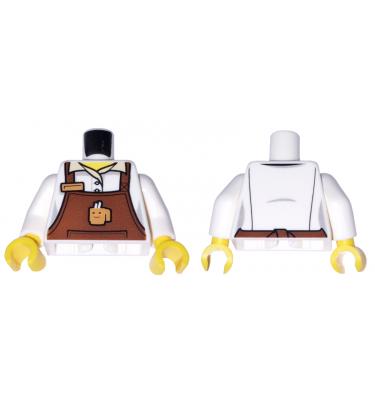 Figura felsőtest kezekkel - mintás/matricás