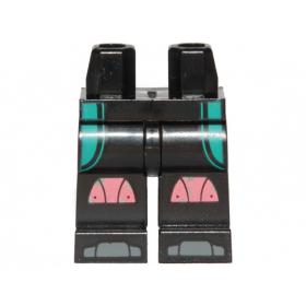 Minifigura láb - mintás/matricás™