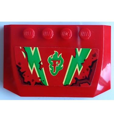 Ék elem 4 x 6 x 2/3 - mintás/matricás