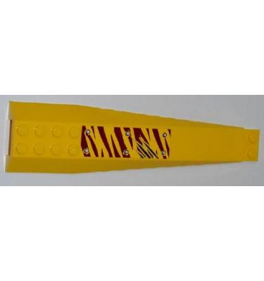 Lejtős elem 16 x 4 - mintás/matricás