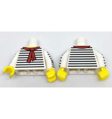 Figura felsőtest kezekkel - mintás/matricás