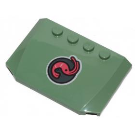 Ék elem 4 x 6 x 2/3 - mintás/matricás™