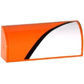 Lejtő, íves 1 x 4 x 1 1/3 - mintás/matricás™