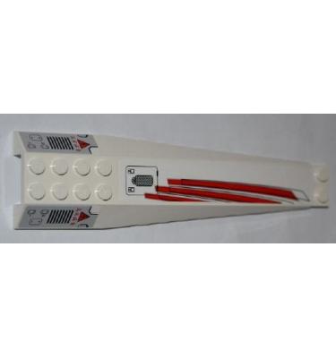 Lejtős elem 16 x 4 - mintás/matricás