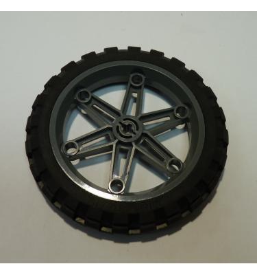 Kerék, 61.6mm D. x 13.6mm felni gumival (motorkerékpár)